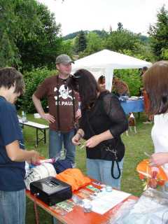 Bild vom ersten Hundetreffen